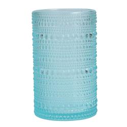 Fortessa Jupiter Iced Beverage Glass, Set of 6, 13 oz. Love the lagoon blue color and the bubble texture