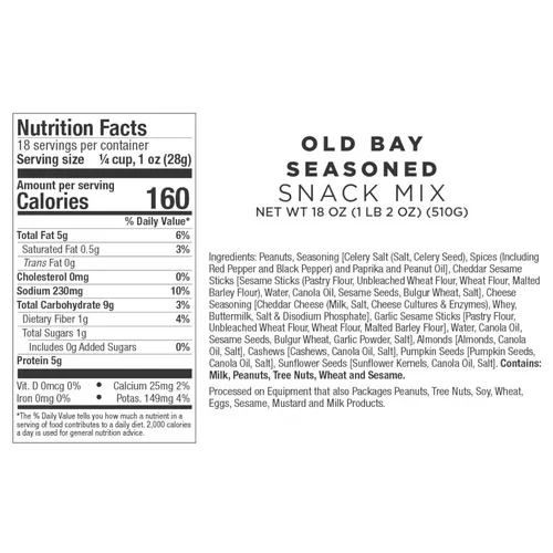Virginia Diner Old Bay® Seasoned Snack Mix
