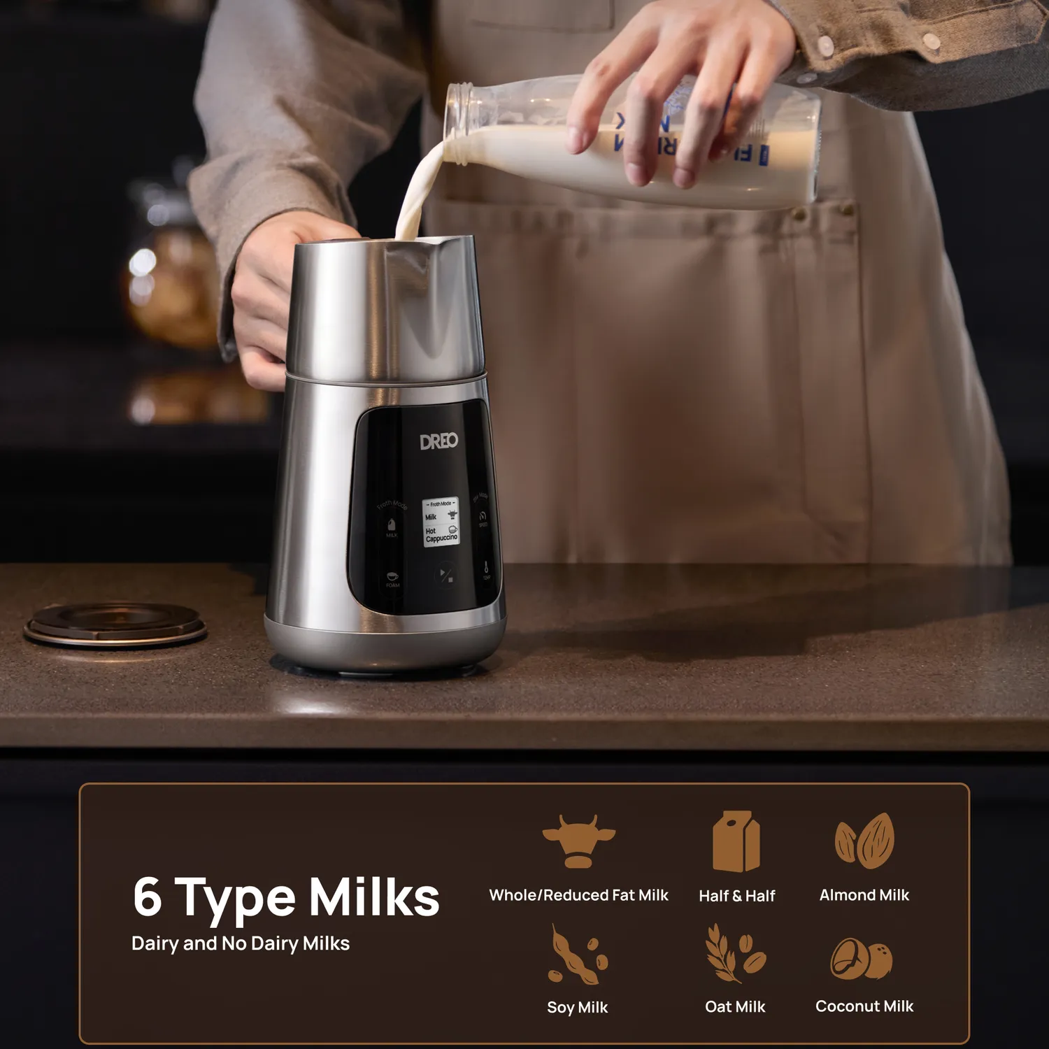 Dreo BaristaMaker Milk Frother