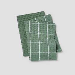 Sur La Table Washed Waffle Kitchen Towels, Set of 2