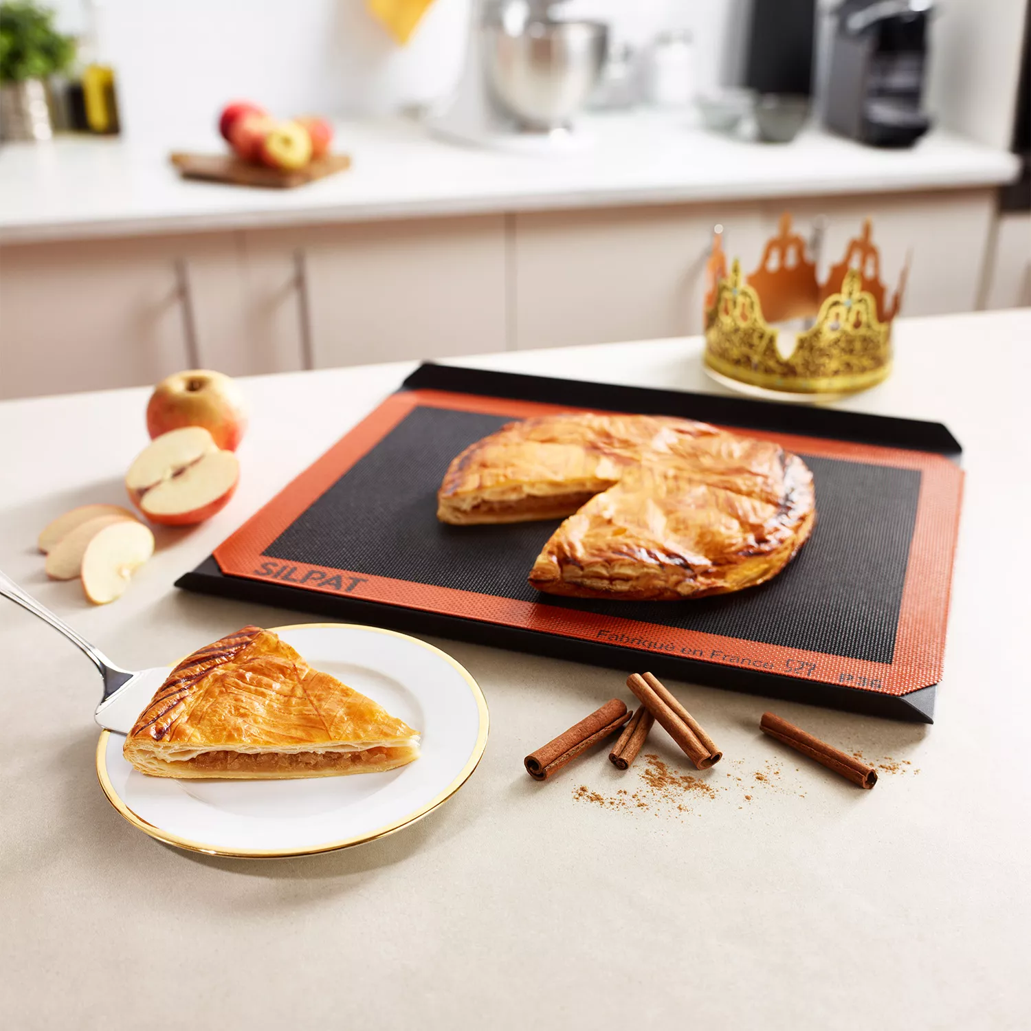 Silpat Snowflake Half Size Baking Mat - Limited Edition
