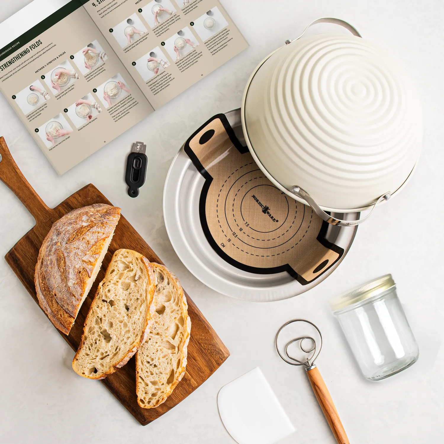 Nordic Ware Simply Sourdough™ Basic 9-Piece Bread Baking Kit