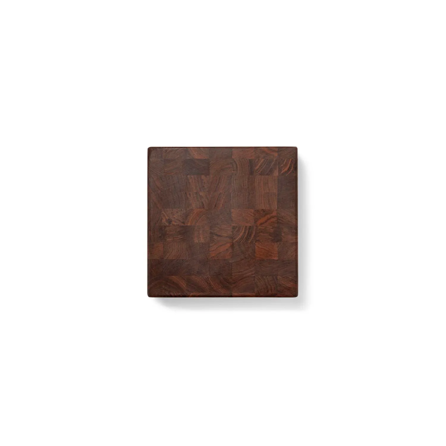 John Boos Walnut End-Grain Reversible Square Chopping Block, 12" x 12" x 3"