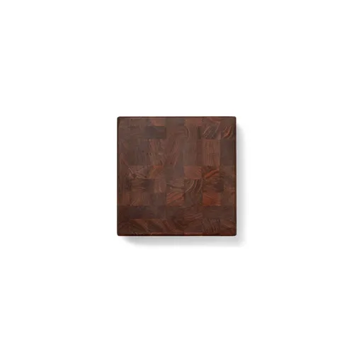 John Boos Walnut End-Grain Reversible Square Chopping Block, 12" x 12" x 3"