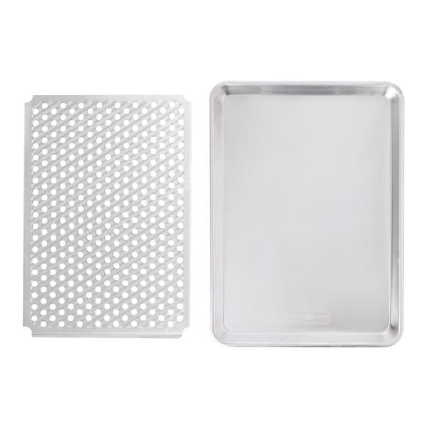 Nordic Ware Half Sheet Pan with Multitask Oven and Cooling Rack