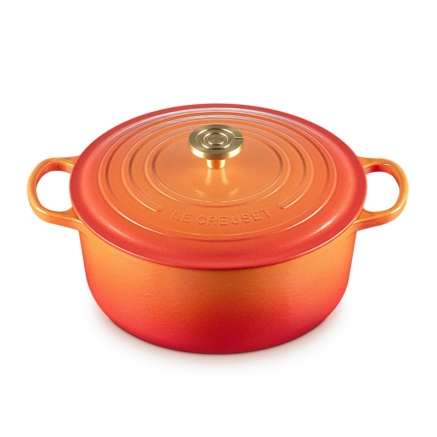 Le Creuset Signature Flamme Dorée Dutch Oven, 7.25 qt.
