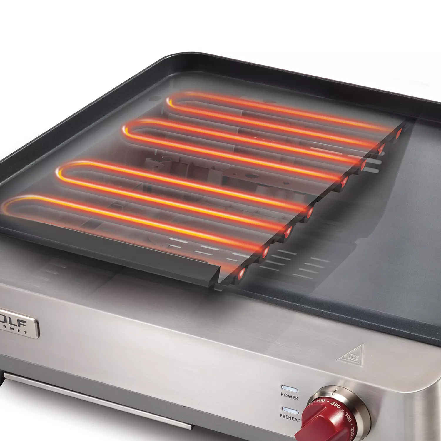 14 Nonstick Electric Indoor Grill with Glass Lid