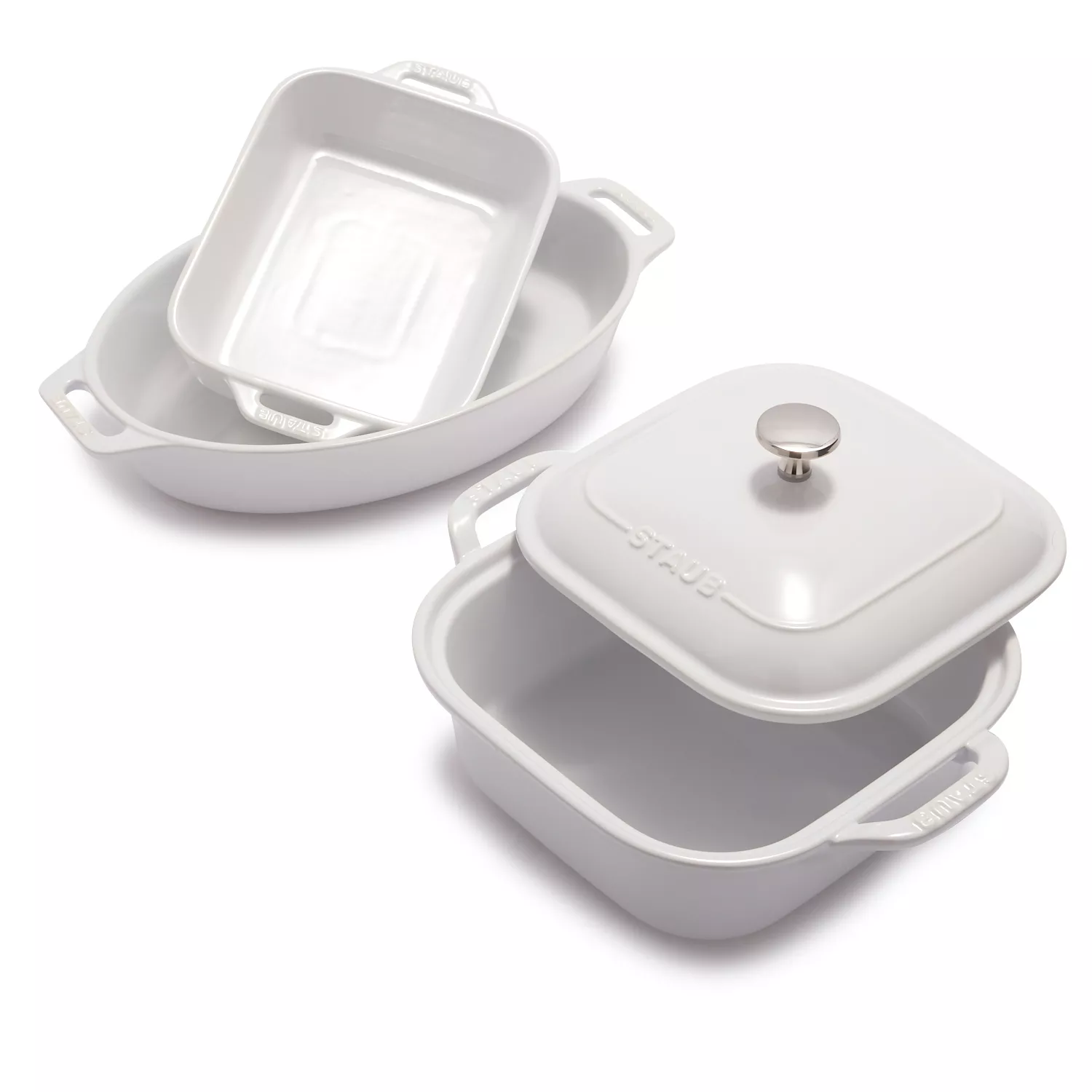 Staub Stoneware 4-Piece Baking Dish Set