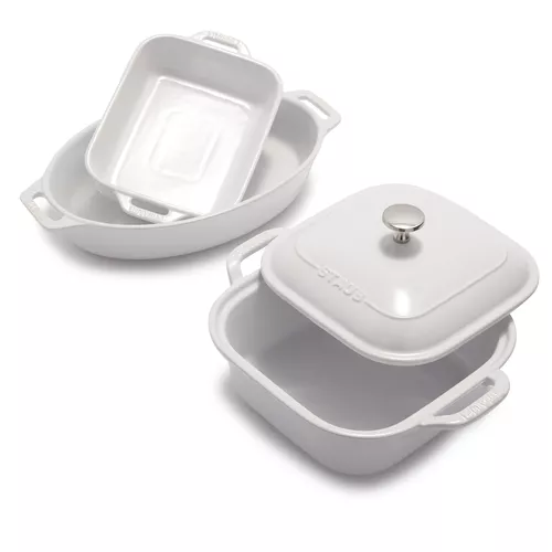 Staub Stoneware 4-Piece Baking Dish Set Staub Stoneware 4-Piece Baking Dish Set
