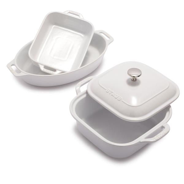 Staub Stoneware 4-Piece Baking Dish Set