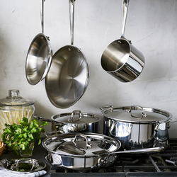 All-Clad D3 Stainless Steel 10-Piece Set