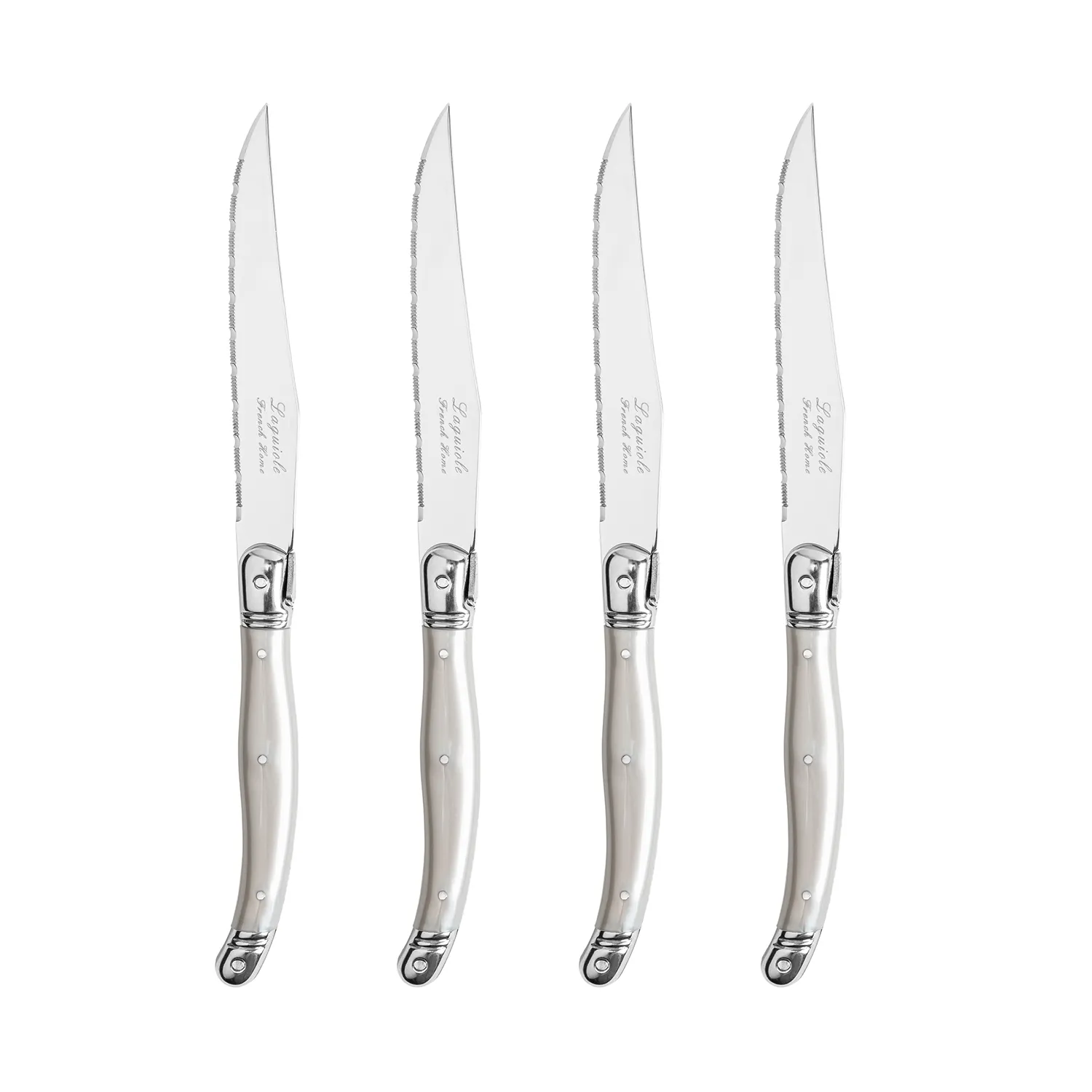 French Home Laguiole Steak Knives, Set of 4
