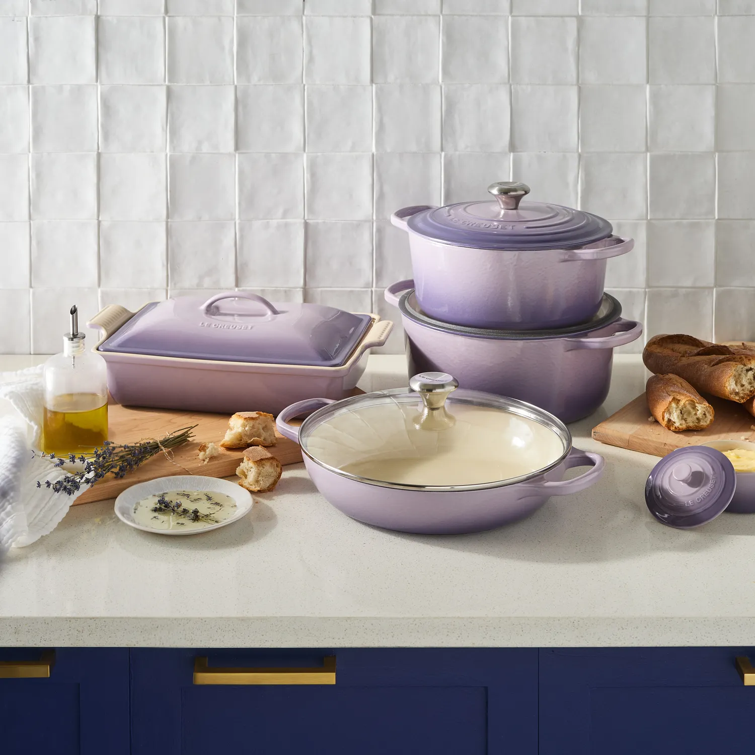 Le Creuset Buffet Casserole with Glass Lid, 3.5 qt.