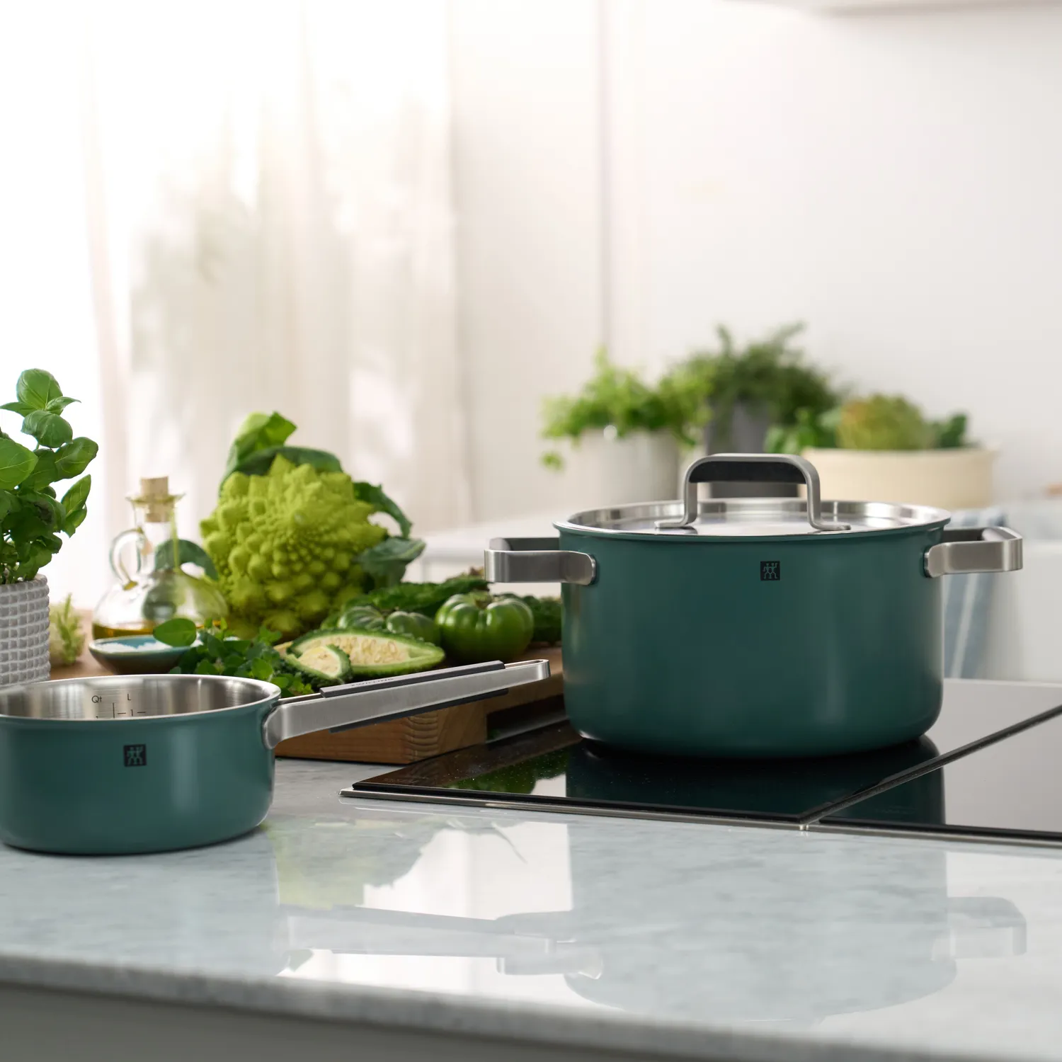 Zwilling Pure Stainless Steel 6-Piece Cookware Set