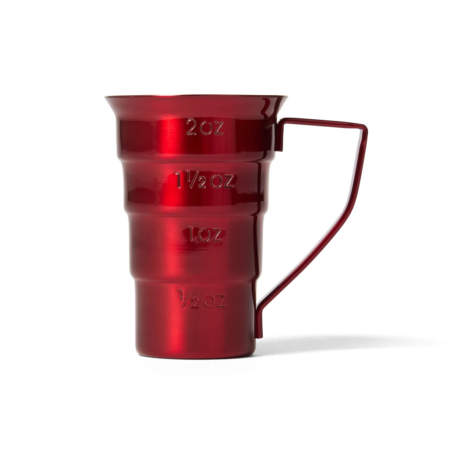 Sur La Table Red Stepped Jigger