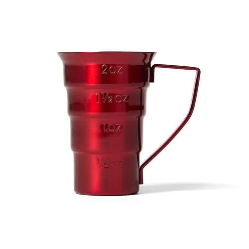Sur La Table Red Stepped Jigger