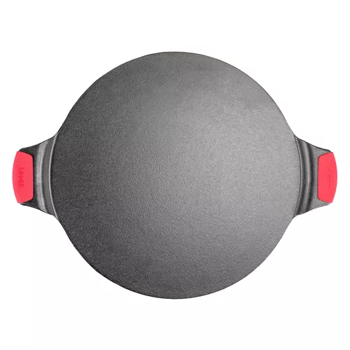 Lodge Cast Iron Pizza Pan with Silicone Handles, 15&#34;