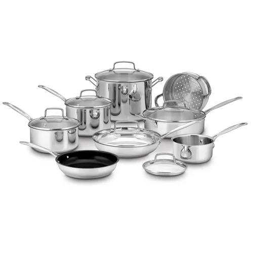 Cuisinart Chef's Classic Stainless Steel 14-Piece Cookware Set