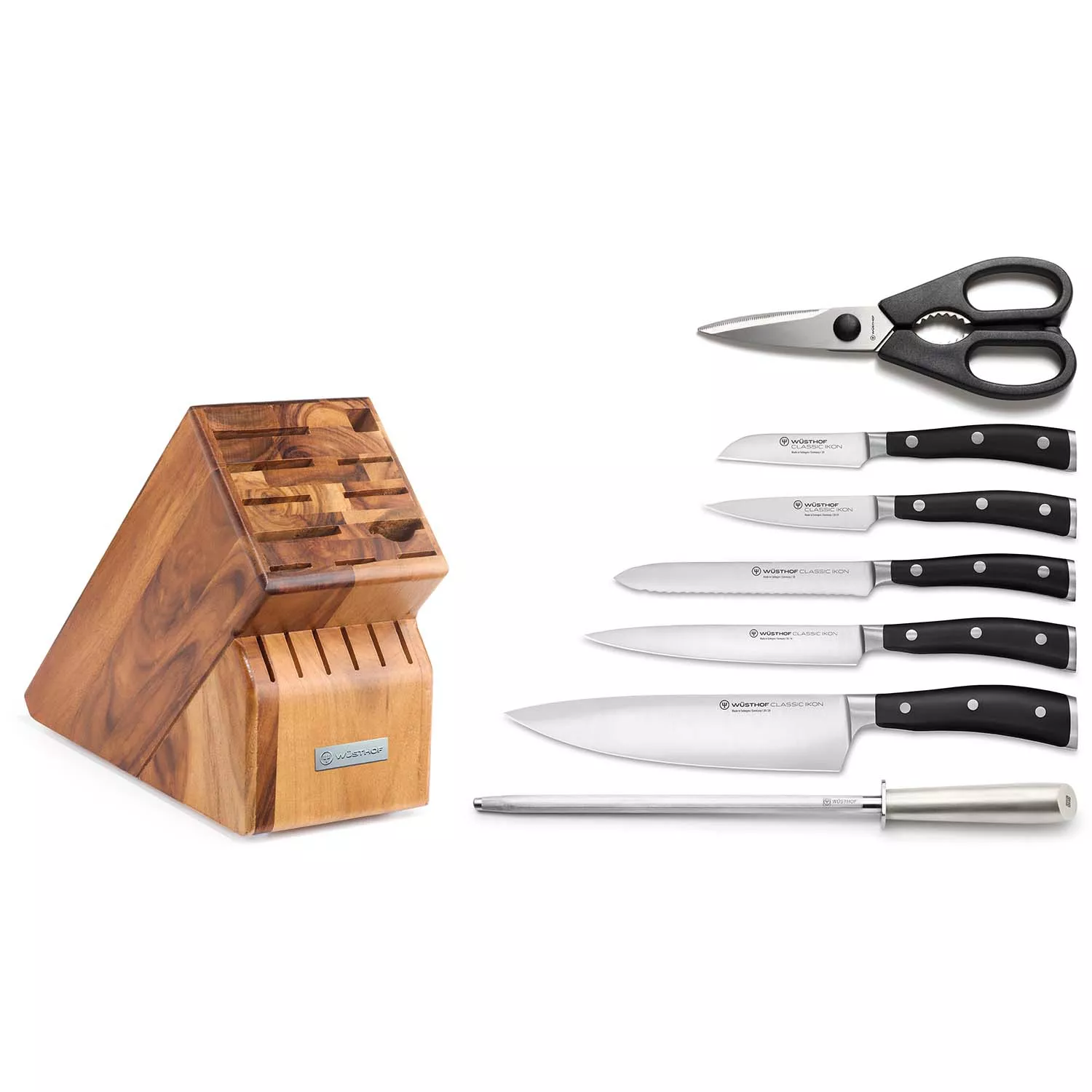 Wüsthof Classic Ikon 8-Piece Knife Block Set