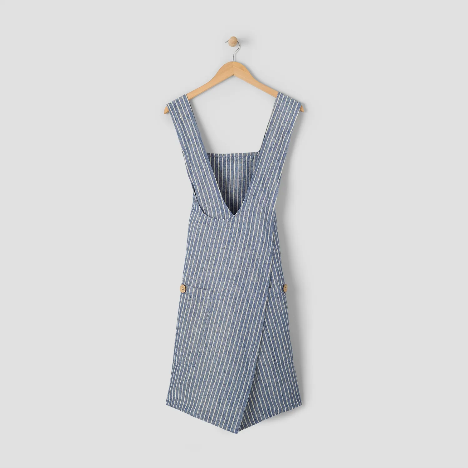 Sur La Table Stripe Linen Smock Apron