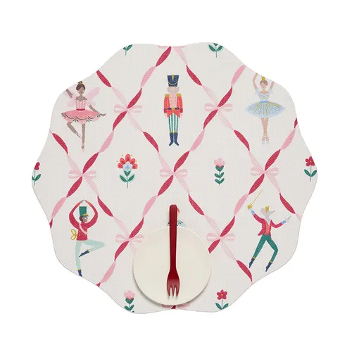 Meri Meri x Chilewich Nutcracker Ballet Scallop Placemat