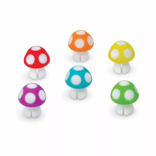 Fred Tiny Toadstools Wine Charms, Set of 6