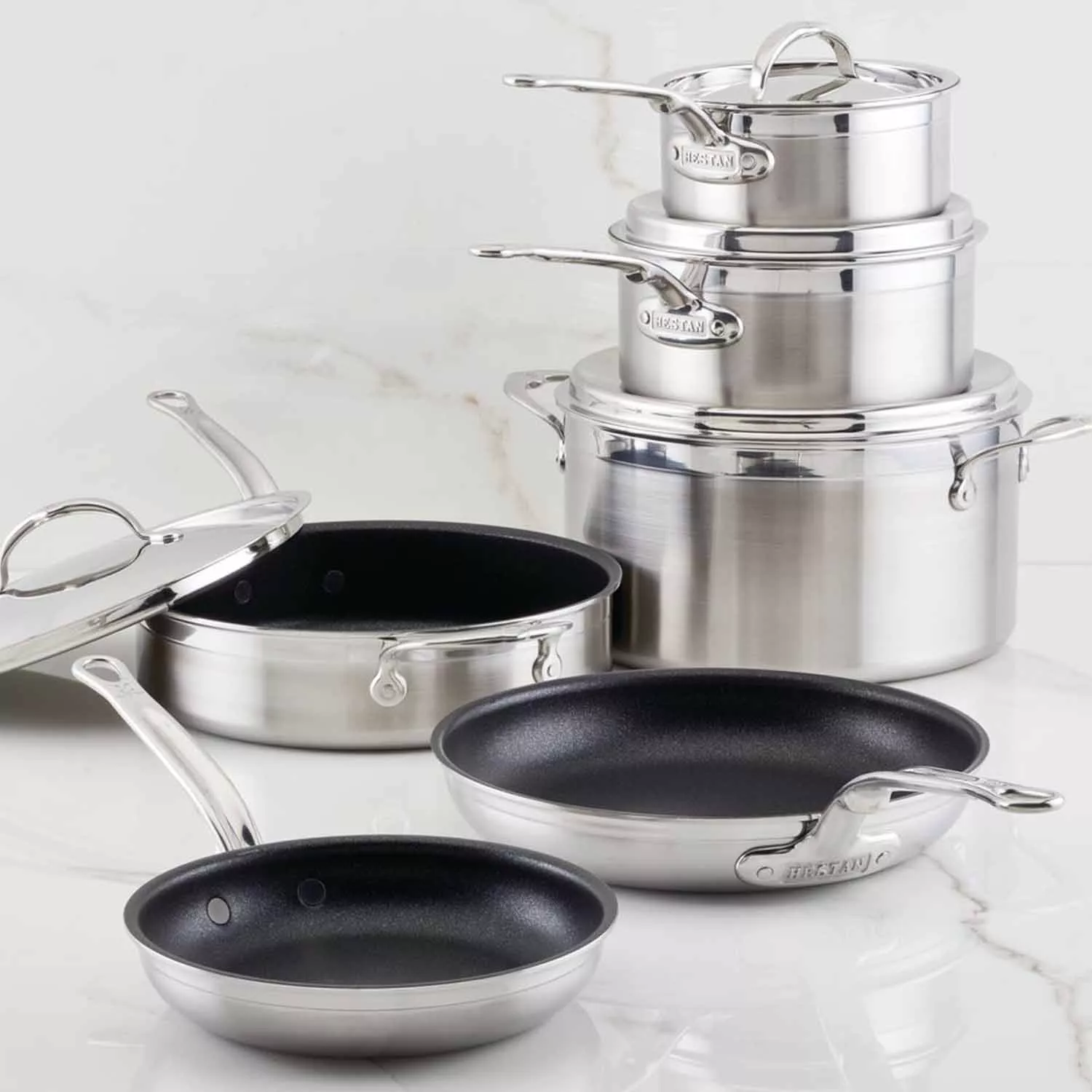 Hestan ProBond Stainless Steel TITUM™ 10-Piece Cookware Set