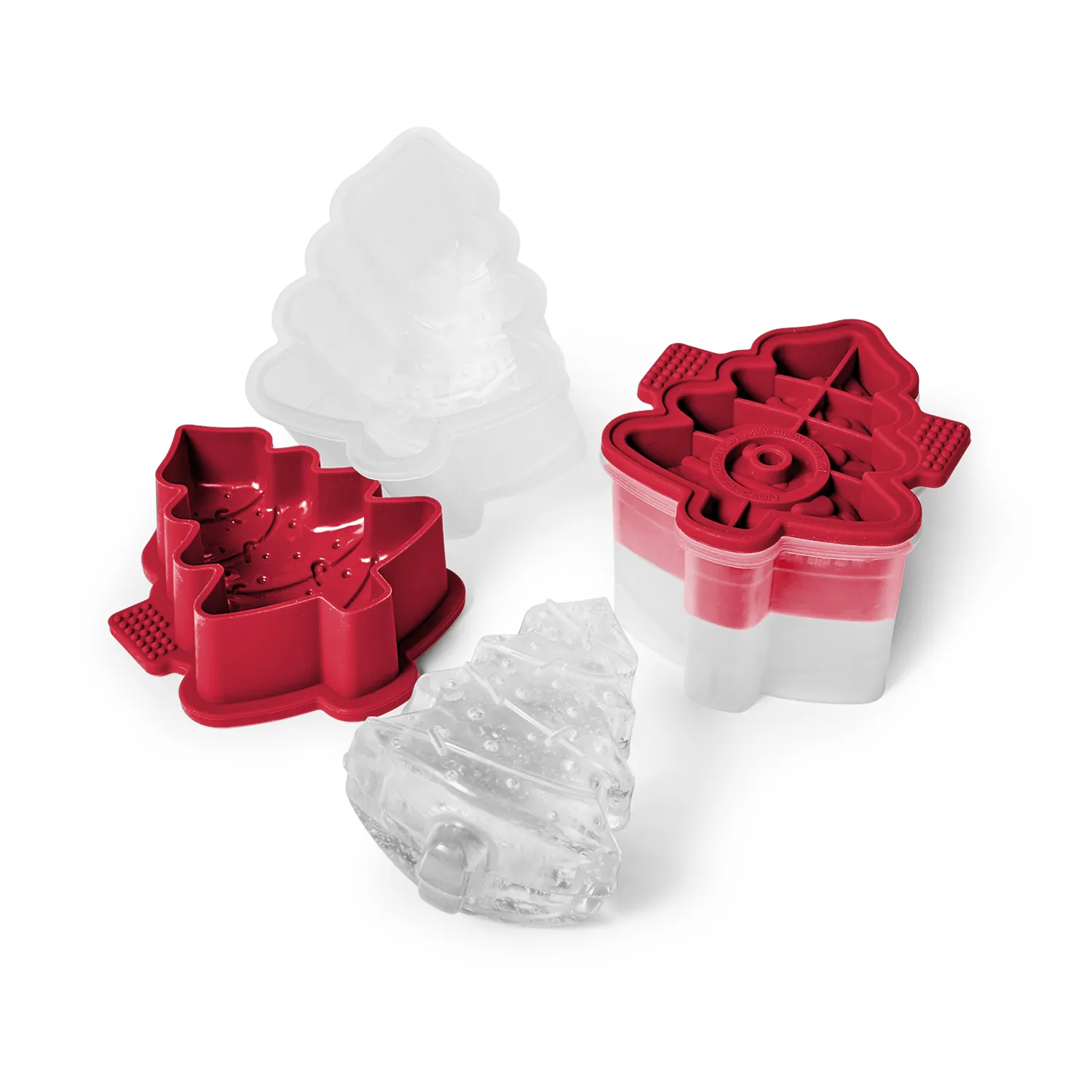 Sur La Table Christmas Tree Ice Molds, Set of 2
