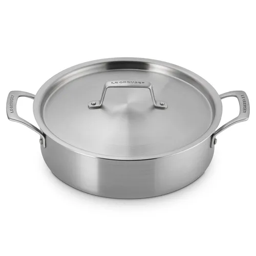 Le Creuset Essential Stainless Steel Rondeau, 4.5 qt.