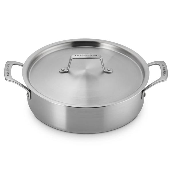 Le Creuset Essential Stainless Steel Rondeau, 4.5 qt.