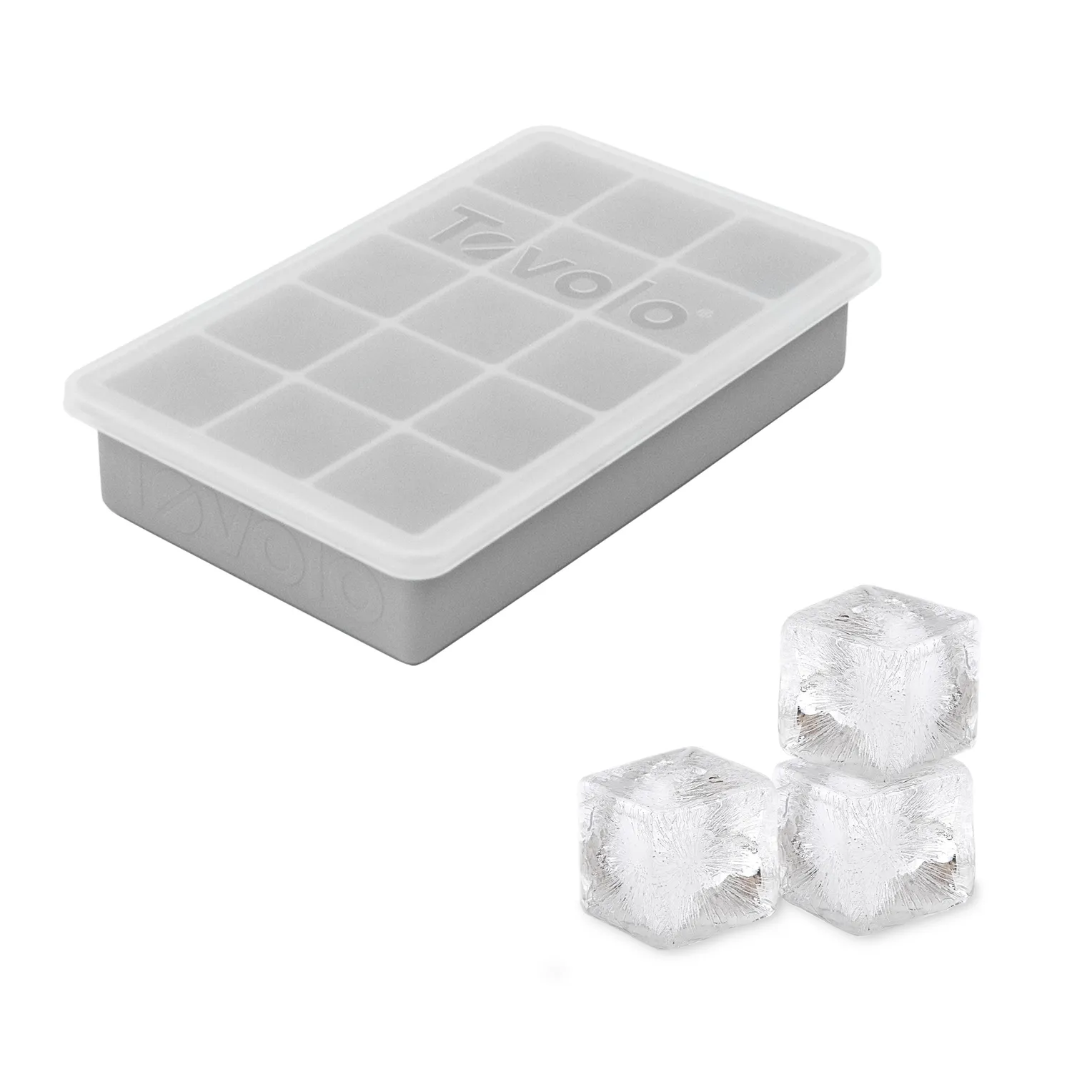 Tovolo Perfect Cube Ice Tray with Lid
