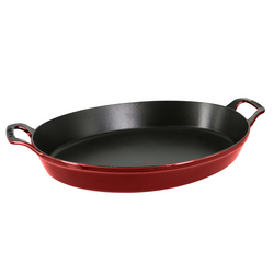 Staub Grenadine Oval Baker, 4 qt. You can start it on the stovetop and finish it in the oven