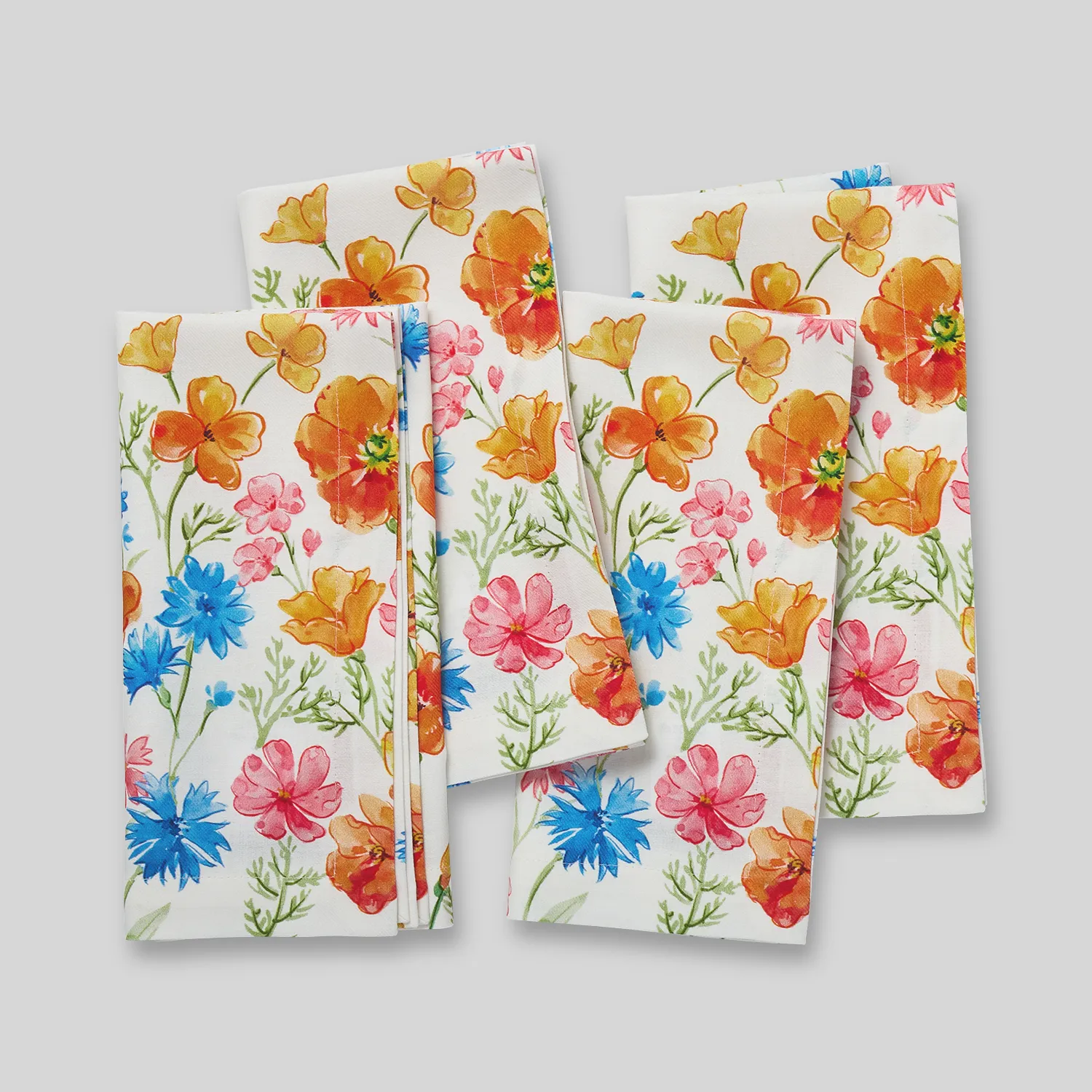 Sur La Table Wild Poppies Napkins, Set of 4