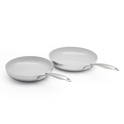 GreenPan Venice Pro Stainless Steel Skillets, Set of 2, 10" & 12" 