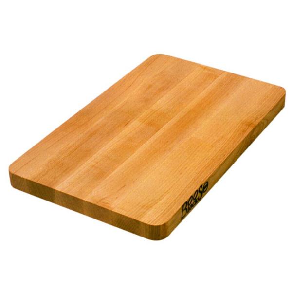John Boos Maple Edge-Grain Reversible Cutting Board w/ Eased Corners, 1.25" Thick