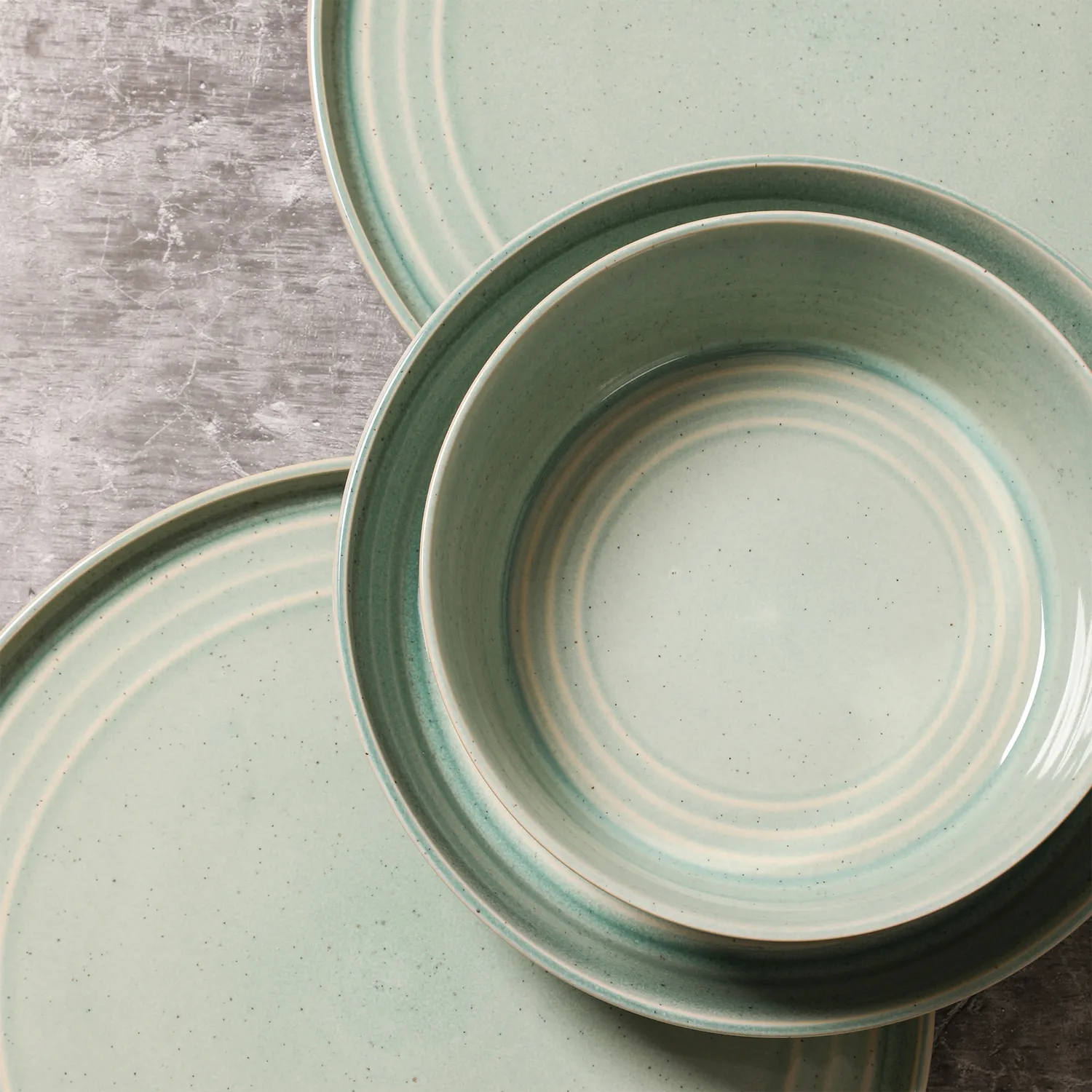 Stone Lain Claire Stoneware 12-Piece Dinnerware Set