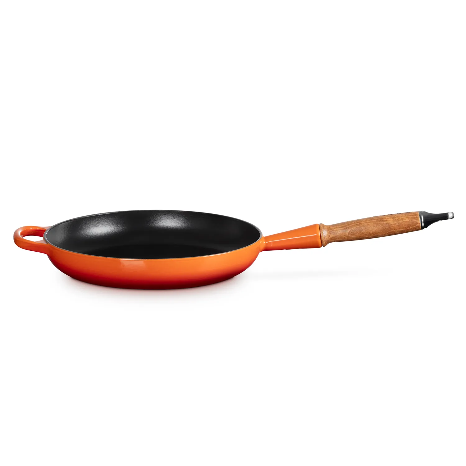 Le Creuset Enameled Cast Iron Alpine Wood Handled Skillet, 10.25"