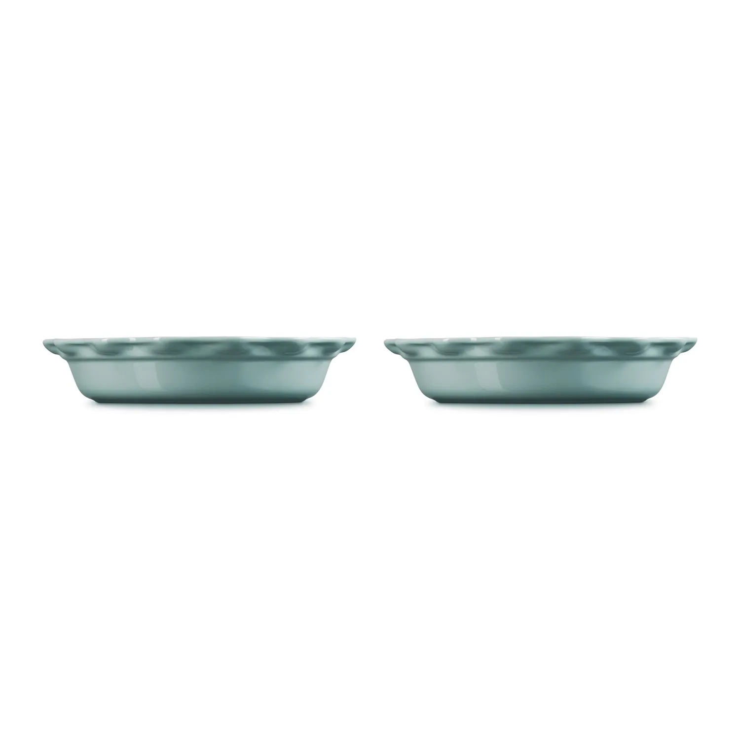 Le Creuset Heritage 2-Piece Fluted Pie Dish Set, 9"