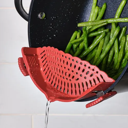 Sur La Table Clip & Drain Pot Strainer