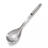 Sur La table Large Stainless Steel Slotted Spoon
