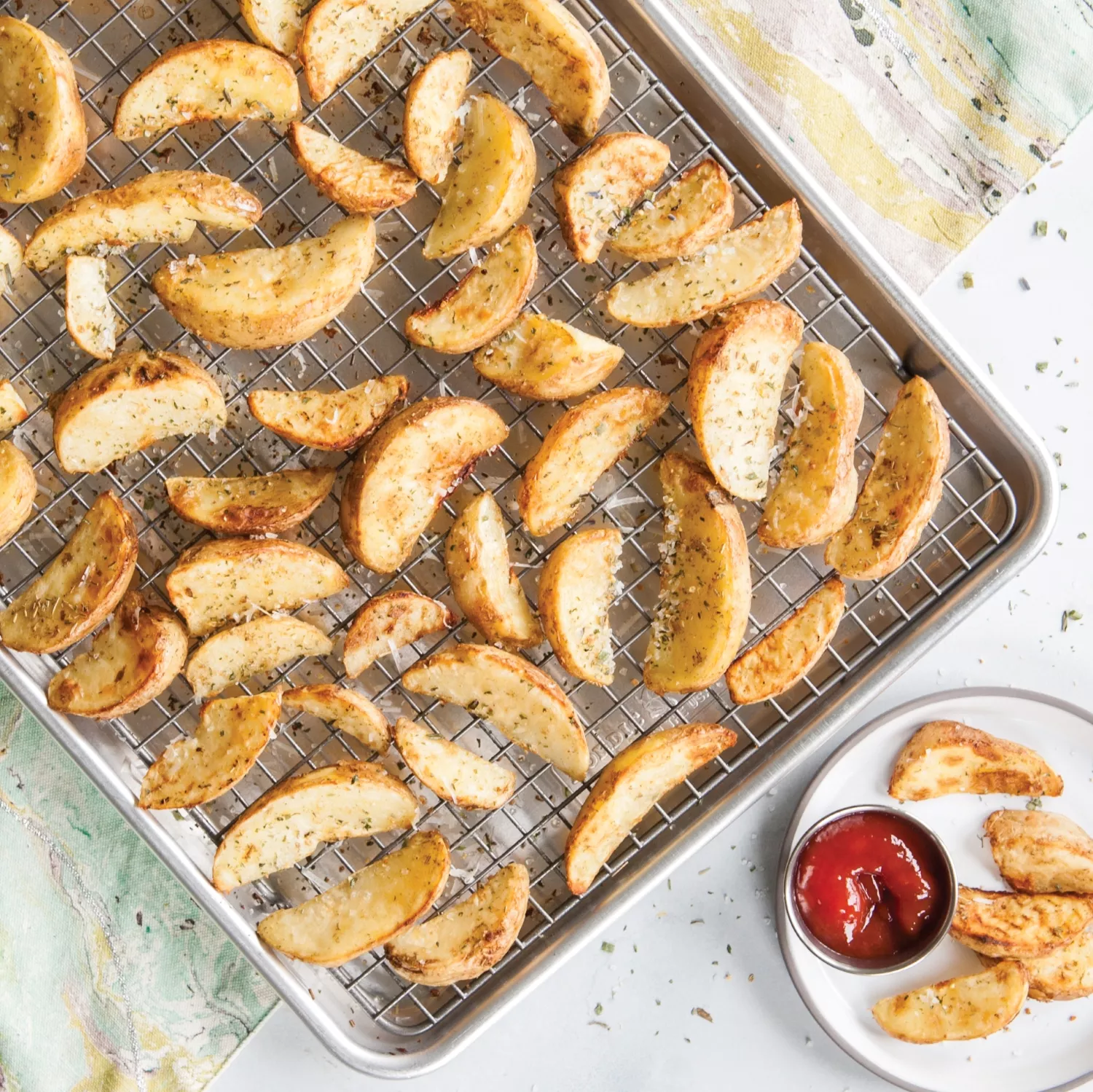 Naturals® Half Sheet with Oven-Safe Nonstick Grid