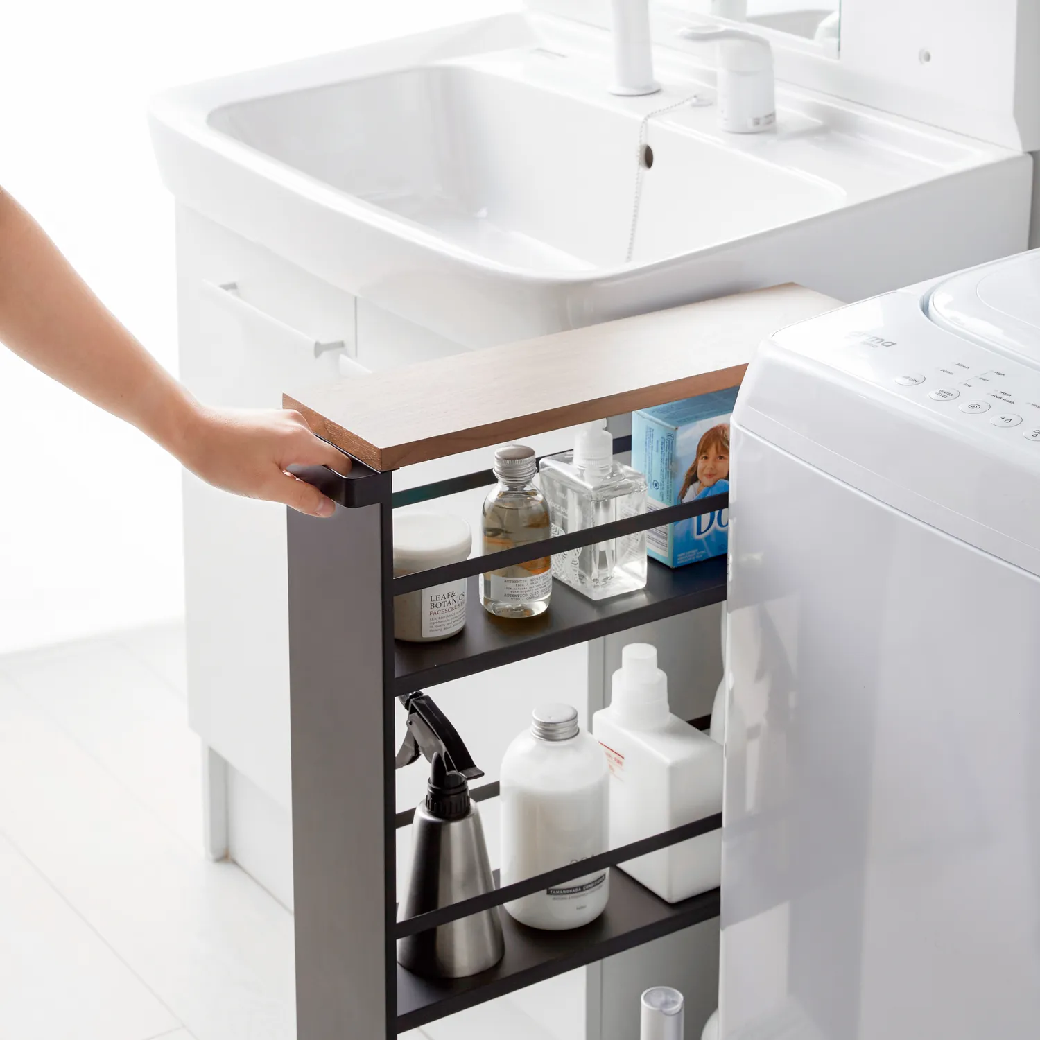 Yamazaki Tower Slim Steel Storage Carts