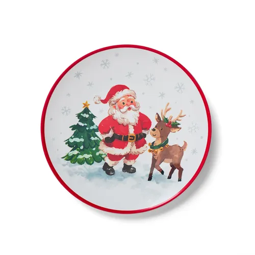 Sur la table Kids Santa Dinner Plate
