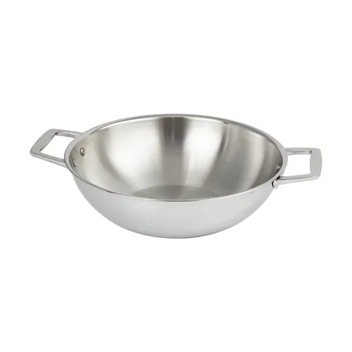 Cristel Castel'Pro Ultraply 3-Ply Stainless Steel Wok