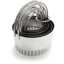 Sur La Table Stainless Steel Fluted Biscuit Cutters, Set of 5 GREAT PRODUCT!! HIGHLY RECOMMEND!!!