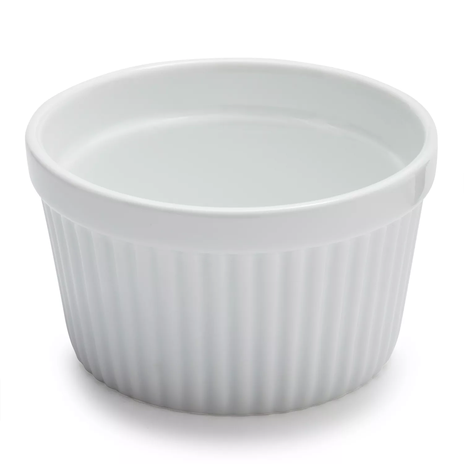 Sur La Table Porcelain Round Ramekin with Ribbed Side
