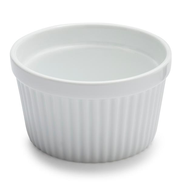 Sur La Table Porcelain Round Ramekin with Ribbed Side