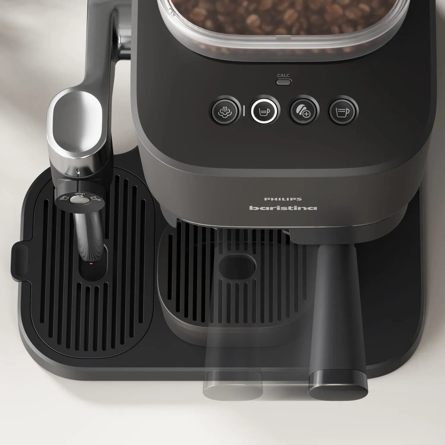 Philips Baristina Latte Coffee & Espresso Machine with Smart Milk Frother
