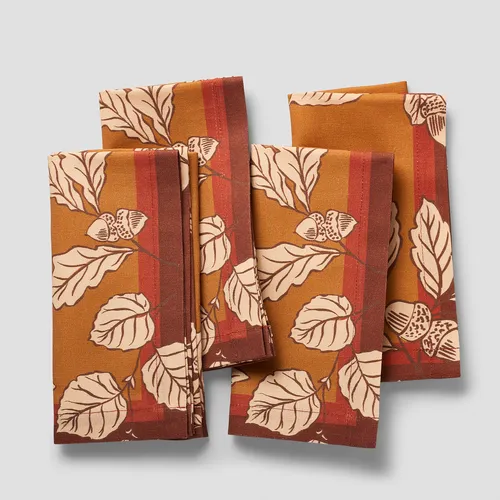 Sur la table Thanksgiving Harvest Napkins, Set of 4