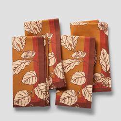 Sur la table Thanksgiving Harvest Napkins, Set of 4